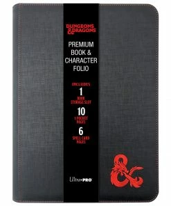 Dungeons & Dragons Premium Zippered Book & Character Folio All Board Games