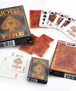 Ozzie Collectables Bicycle Fire Playing Cards