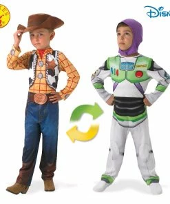 Rubies Deerfield Buzz To Woody Lightyear Deluxe Reversible, Child