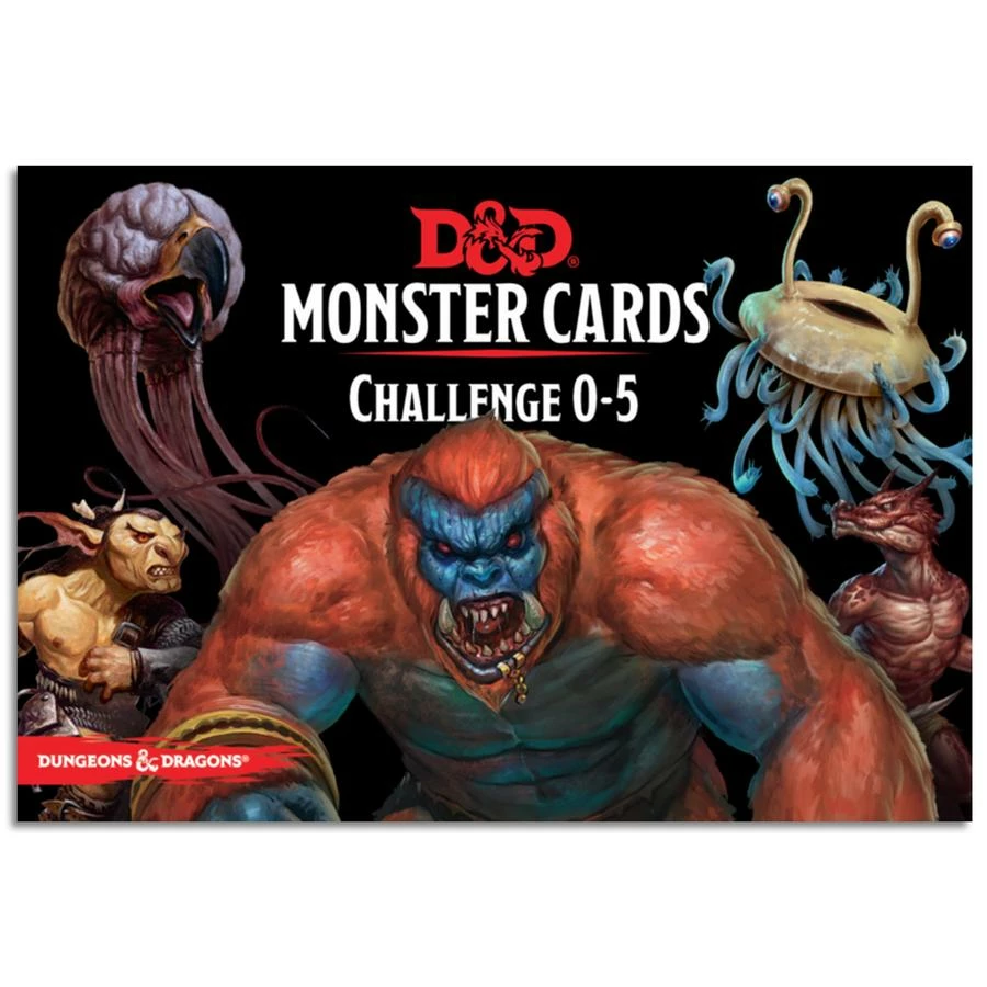 D&D Spellbook Cards Monster Challenge Deck 0-5 (179 Cards) 2 D&D Spellbook Cards Monster Challenge Deck 0-5 (179 Cards)