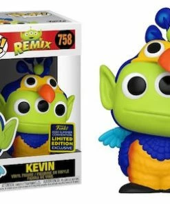 Ozzie Collectables POP! Vinyls Remix Pixar - Kevin (Alien) SDCC 2020 Exclusive Pop! Vinyl Disney #758