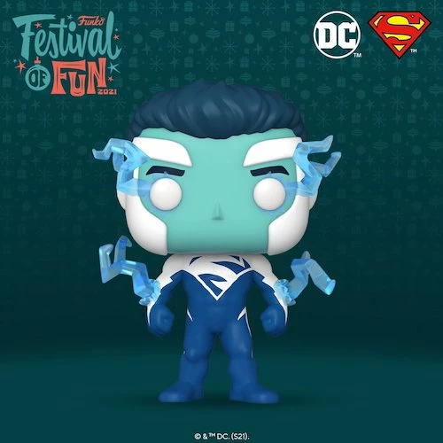 Funko POP! Vinyls Superman - Superman (Blue) Wizard Festival Of Fun Fall Convention 2021 Exclusive Pop! Vinyl 4 Funko POP! Vinyls Superman - Superman (Blue) Wizard Festival Of Fun Fall Convention 2021 Exclusive Pop! Vinyl