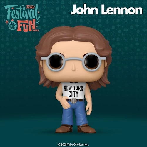Funko John Lennon - John Lennon In NYCC T-Shirt Festival Of Fun Fall Convention 2021 Exclusive Pop! Vinyl POP! Vinyls 4 Funko John Lennon - John Lennon In NYCC T-Shirt Festival Of Fun Fall Convention 2021 Exclusive Pop! Vinyl POP! Vinyls