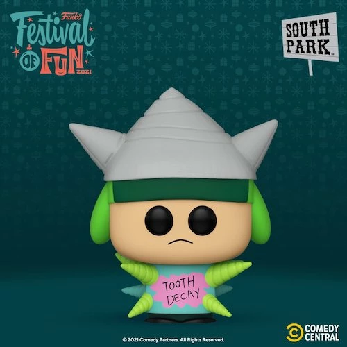 Funko South Park - Kyle As Tooth Decay Festival Of Fun Fall Convention 2021 Exclusive Pop! Vinyl 4 Funko South Park - Kyle As Tooth Decay Festival Of Fun Fall Convention 2021 Exclusive Pop! Vinyl