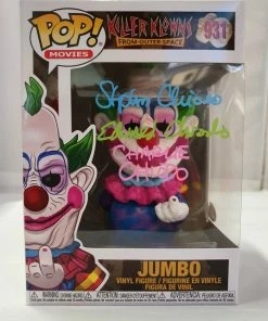 Funko Killer Klowns From Outer Space - Shorty, Spike And Jump Signed Pop! Vinyl Bundle
