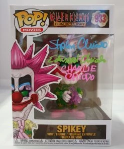 Funko Killer Klowns From Outer Space - Shorty, Spike And Jump Signed Pop! Vinyl Bundle