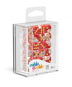 Ozzie Collectables Oakie Doakie Dice D6 12 Mm Gemi - Red Sky (36)