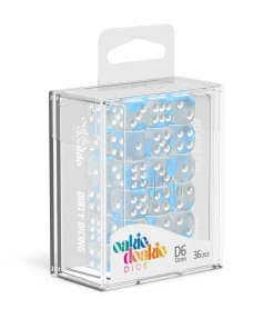Ozzie Collectables All Board Games Oakie Doakie Dice D6 12 Mm Glow In The Dark - Arctic (36)