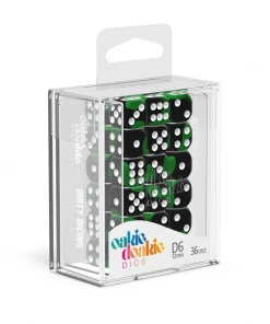 Ozzie Collectables All Board Games Oakie Doakie Dice D6 12 Mm Glow In The Dark - Biohazard (36)