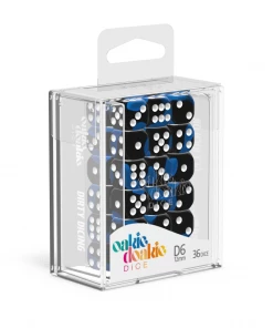 Ozzie Collectables All Board Games Oakie Doakie Dice D6 12 Mm Glow In The Dark - Deep Ocean (36)