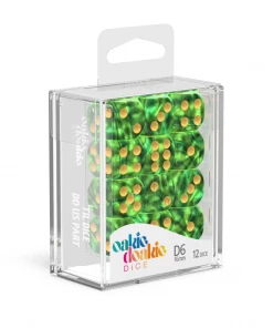 Ozzie Collectables Oakie Doakie Dice D6 16 Mm GemiDice - Jungle (12)