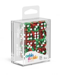 Ozzie Collectables Oakie Doakie Dice D6 16 Mm GemiDice - Bloody Jungle (12)