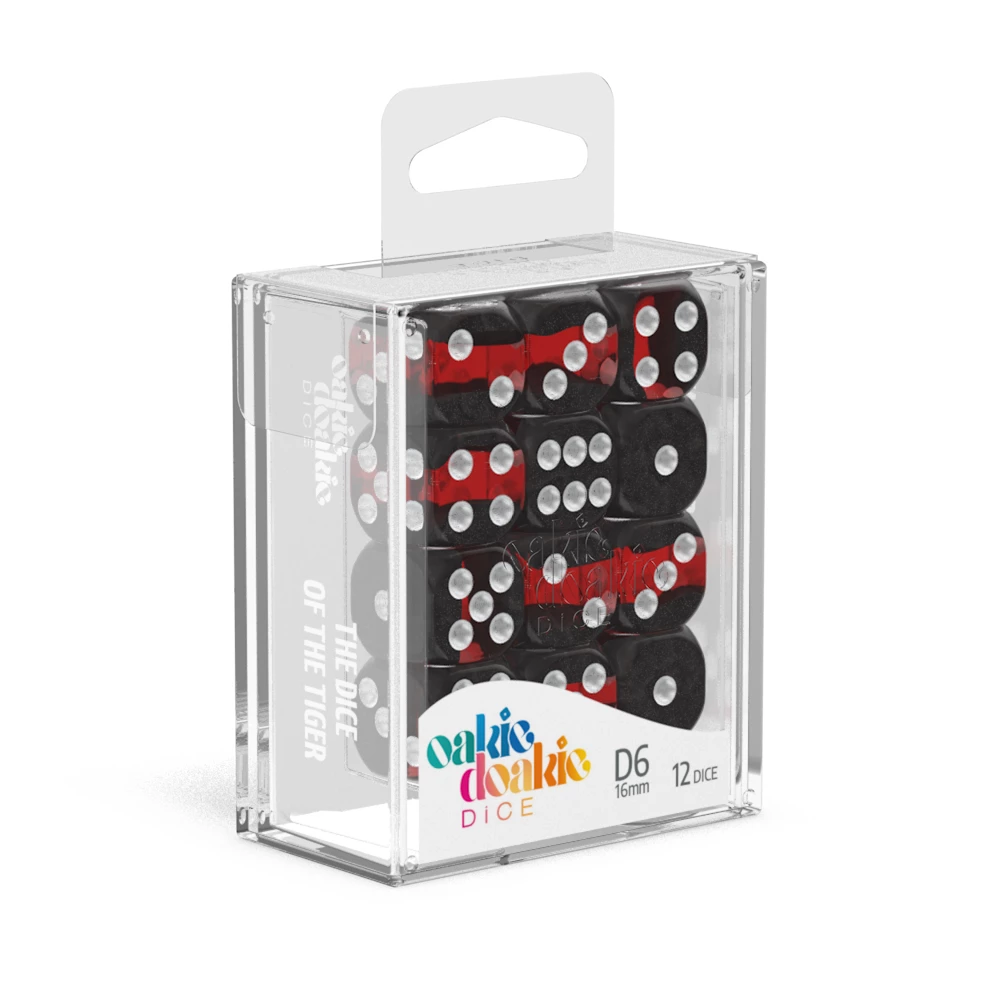 Ozzie Collectables Oakie Doakie Dice D6 16 Mm Enclave - Ruby (12) All Board Games 1 Ozzie Collectables Oakie Doakie Dice D6 16 Mm Enclave - Ruby (12) All Board Games