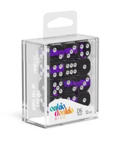 Ozzie Collectables All Board Games Oakie Doakie Dice D6 16 Mm Enclave - Amethyst (12)