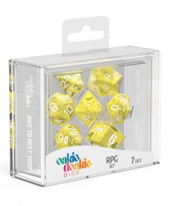 Ozzie Collectables Oakie Doakie Dice RPG Set Translucent - Yellow (7) All Board Games