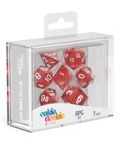 Ozzie Collectables Oakie Doakie Dice RPG Set Speckled - Red (7) All Board Games