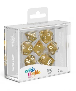 Ozzie Collectables Oakie Doakie Dice RPG Set Speckled - Orange (7) All Board Games