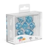 Ozzie Collectables All Board Games Oakie Doakie Dice RPG Set Speckled - Light Blue (7)