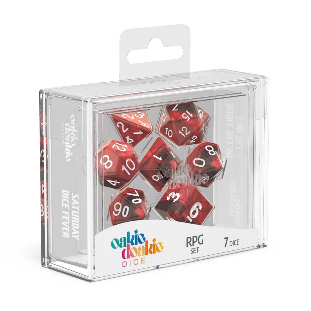 Ozzie Collectables Oakie Doakie Dice RPG Set GemiDice - Vampire (7) All Board Games 1 Ozzie Collectables Oakie Doakie Dice RPG Set GemiDice - Vampire (7) All Board Games