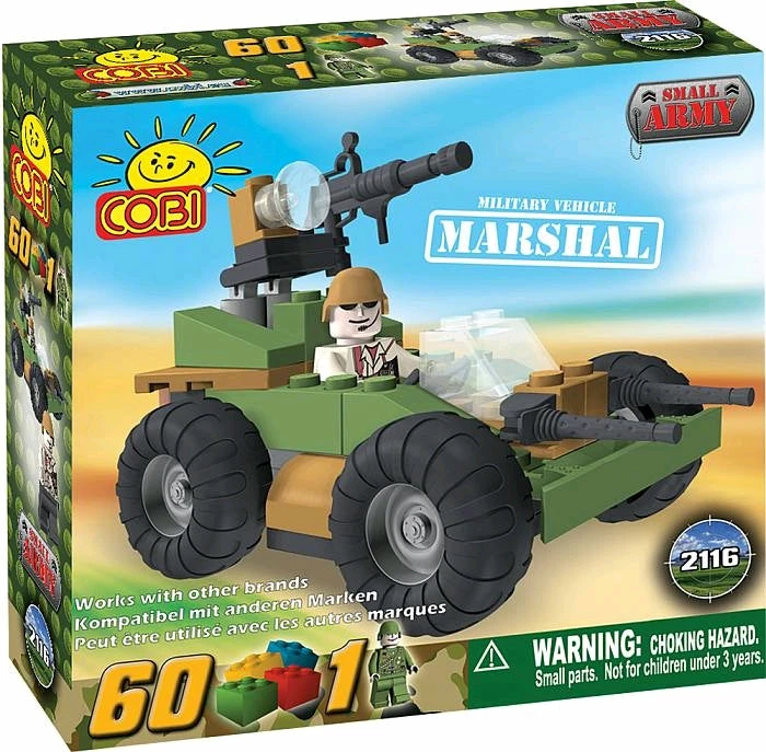 Cobi Small Army - 60 Piece Marshal Military Vehicle Construction Set Construction Sets 1 Cobi Small Army - 60 Piece Marshal Military Vehicle Construction Set Construction Sets