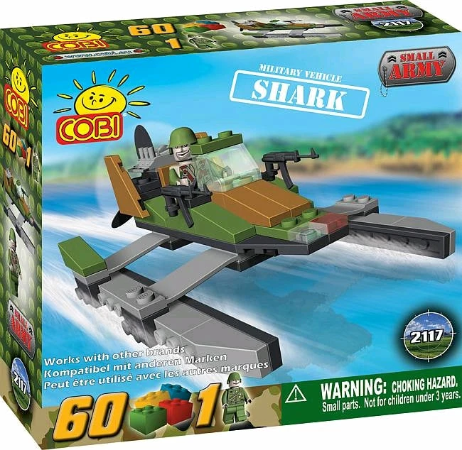 Cobi Small Army - 60 Piece Shark Military Vehicle Construction Set Construction Sets 1 Cobi Small Army - 60 Piece Shark Military Vehicle Construction Set Construction Sets