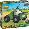 Cobi Construction Sets Small Army - 60 Piece Ranger Military Vehicle Construction Set