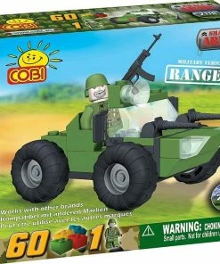 Cobi Construction Sets Small Army - 60 Piece Ranger Military Vehicle Construction Set