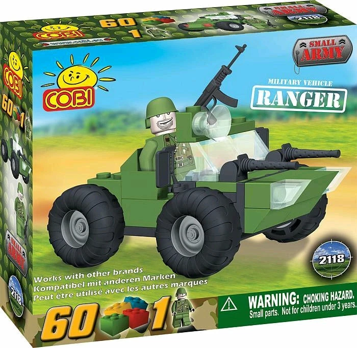 Cobi Construction Sets Small Army - 60 Piece Ranger Military Vehicle Construction Set 1 Cobi Construction Sets Small Army - 60 Piece Ranger Military Vehicle Construction Set