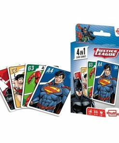 All Board Games Shuffle 4 In 1 Justice League