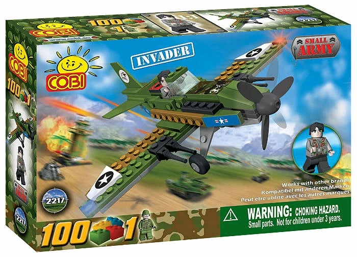 Cobi Construction Sets Small Army - 100 Piece Invader Plane Military Aircraft Construction Set 1 Cobi Construction Sets Small Army - 100 Piece Invader Plane Military Aircraft Construction Set