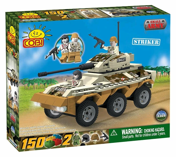 Cobi Small Army - 150 Piece Striker Transporter Tank Military Vehicle Construction Set 1 Cobi Small Army - 150 Piece Striker Transporter Tank Military Vehicle Construction Set