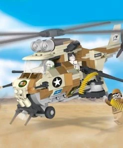 Cobi Construction Sets Small Army - 250 Piece Desert Hawk Military Helicopter Construction Set