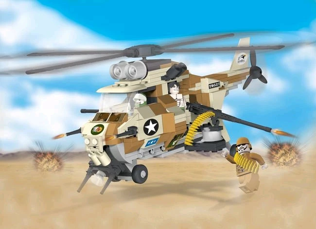 Cobi Construction Sets Small Army - 250 Piece Desert Hawk Military Helicopter Construction Set 1 Cobi Construction Sets Small Army - 250 Piece Desert Hawk Military Helicopter Construction Set