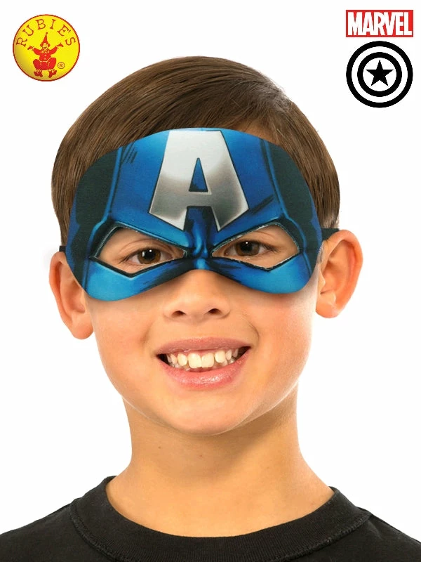 Rubies Deerfield Captain America Plush Eyemask - Child 1 Rubies Deerfield Captain America Plush Eyemask - Child