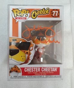 Funko POP! Vinyls Cheetos Ad Icons - Chester Cheetah #77 Signed Pop! Vinyl