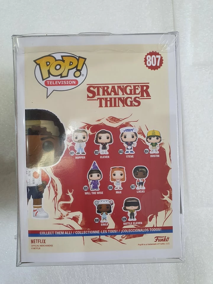 Funko Stranger Things - Lucas #807 Signed Pop! Vinyl 3 Funko Stranger Things - Lucas #807 Signed Pop! Vinyl