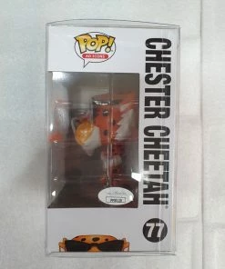 Funko POP! Vinyls Cheetos Ad Icons - Chester Cheetah #77 Signed Pop! Vinyl
