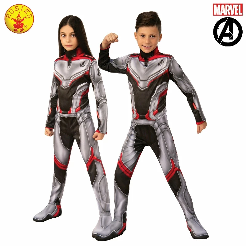 Rubies Deerfield Avengers 4 Classic Unisex Team Suit, Child 1 Rubies Deerfield Avengers 4 Classic Unisex Team Suit, Child