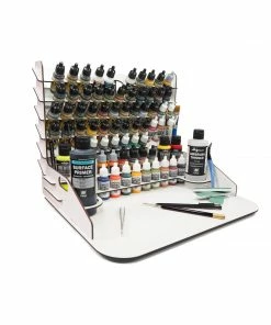 Ozzie Collectables Vallejo Paint Display And Work Station With Vertical Storage 40 X 30 Cm All Board Games