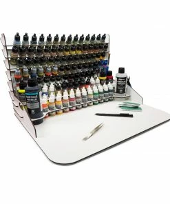 Ozzie Collectables Vallejo Paint Display And Work Station With Vertical Storage 50 X 37 Cm All Board Games