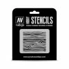 Ozzie Collectables Vallejo Stencils - Texture Effects - Wood Texture Num. 2
