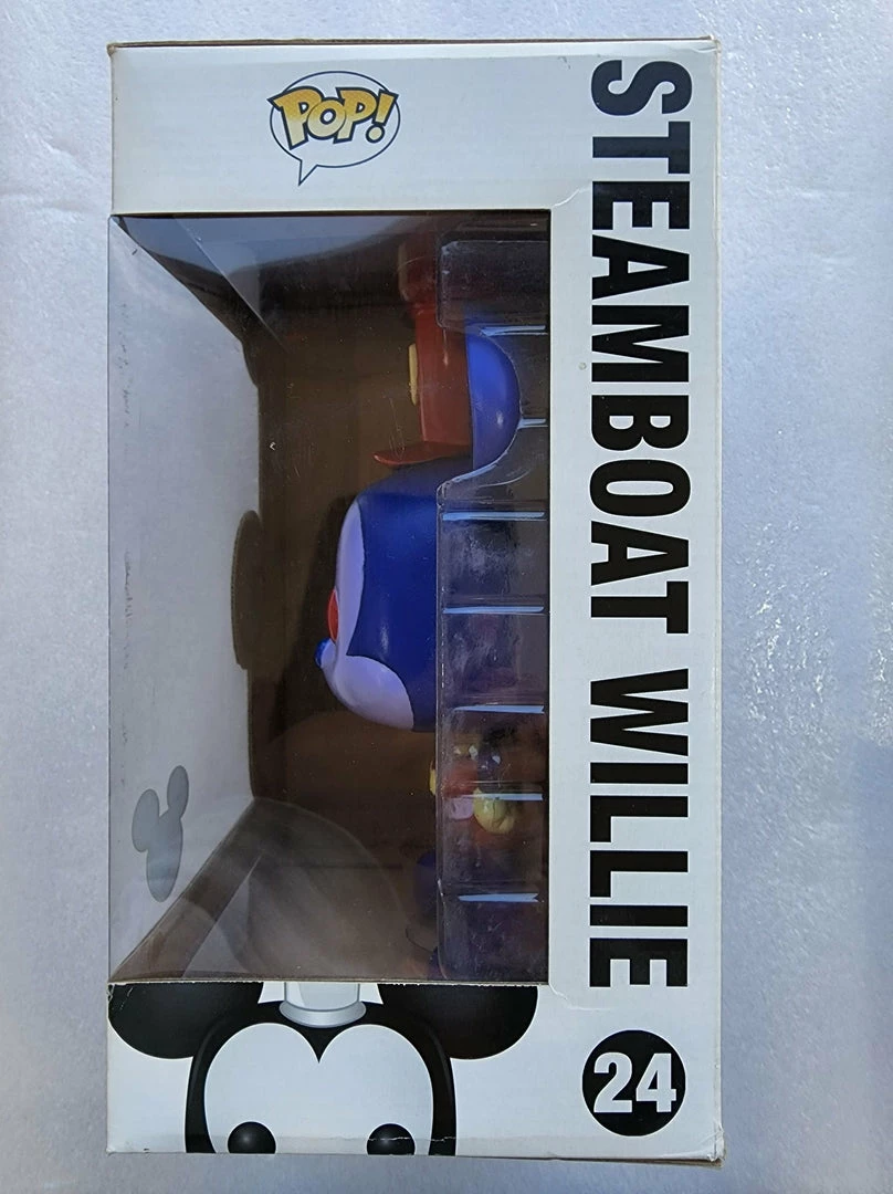 Funko Steamboat Willie (Blue And Red - Redux) 9" Inch POP! Vinyl D23 Limited Edition 250Pcs Grails, Rares And Hard To Find 7 Funko Steamboat Willie (Blue And Red - Redux) 9" Inch POP! Vinyl D23 Limited Edition 250Pcs Grails, Rares And Hard To Find