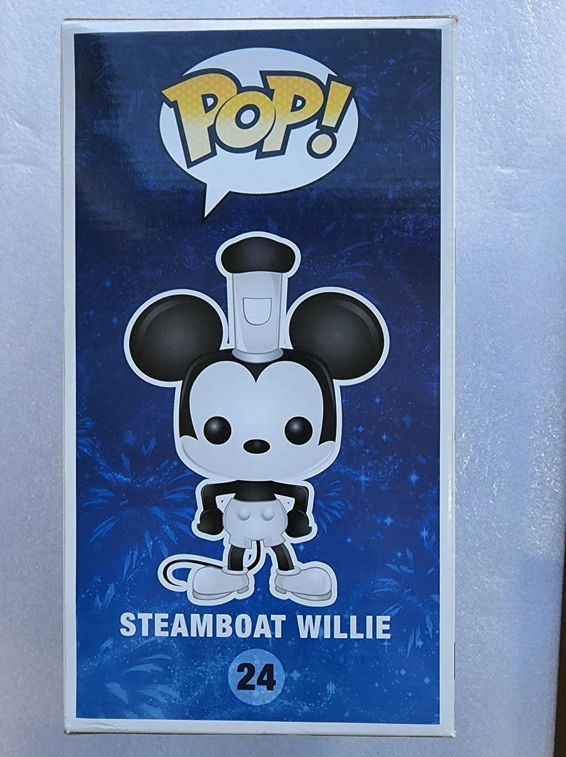 Funko Steamboat Willie (Blue And Red - Redux) 9" Inch POP! Vinyl D23 Limited Edition 250Pcs Grails, Rares And Hard To Find 5 Funko Steamboat Willie (Blue And Red - Redux) 9" Inch POP! Vinyl D23 Limited Edition 250Pcs Grails, Rares And Hard To Find