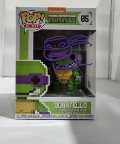 Funko Teenage Mutant Ninja Turtle 8-Bits - Donatello #05 Signed Pop! Vinyls