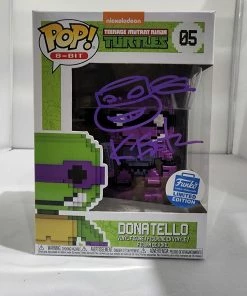 Teenage Mutant Ninja Turtle 8-Bits - Donatello Funko Shop Stickered #05 Signed Pop! Vinyls