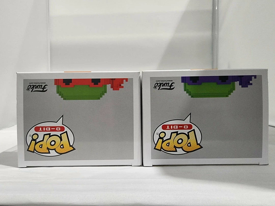 Teenage Mutant Ninja Turtle 8-Bit Funko Shop Stickered Signed Bundle - 4 Signed Pop! Vinyls 10 Teenage Mutant Ninja Turtle 8-Bit Funko Shop Stickered Signed Bundle - 4 Signed Pop! Vinyls