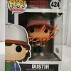 Funko POP! Vinyls Stranger Things - Dustin Brown Jacket #424 Signed Pop! Vinyl