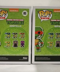 Funko Teenage Mutant Ninja Turtle 8-Bit Signed Bundle - 4 Signed Pop! Vinyls