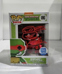 Teenage Mutant Ninja Turtle 8-Bits - Raphael Funko Shop Stickered #06 Signed Pop! Vinyls