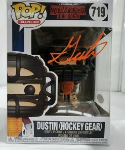 Funko Stranger Things - Dustin (Hockey Gear) #719 Signed Pop! Vinyl POP! Vinyls